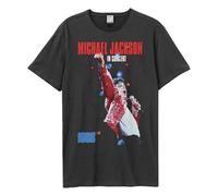 Amplified Michael Jackson 1988 Live Concert Charcoal T-Shirt - Size L
