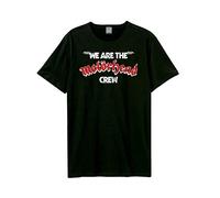 Amplified Unisex Adult Crew Motorhead T-Shirt (L) (Black)