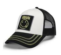 Amplified Nirvana Band Logo Trucker Baseball Cap One Size