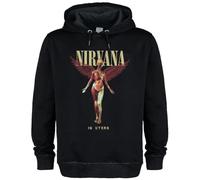 Amplified Nirvana In Utero Logo Hooded Sweatshirt Black XXL