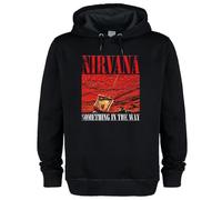 Amplified Nirvana Something In The Way Hooded Sweatshirt Black Medium