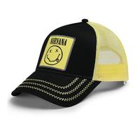 Amplified Trucker Cap Nirvana One Size Black/Yellow