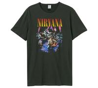 Amplified Nirvana Unplugged in New York T-Shirt Charcoal M Cotton Album Artwork