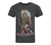 Amplified Official Mens Iron Maiden Killers T-Shirt / S Charcoal NS4468