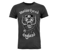 Amplified Official Mens Motorhead England T-Shirt / S Charcoal NS4470