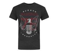Amplified Official Mens Ramones 76 Tour T-ShirtS Black NS4629