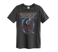 Amplified Outer Space Queens of The Stone Age T-Shirt Charcoal S