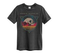 Amplified QOTSA Skull Planet T-Shirt Charcoal