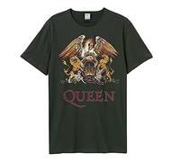 Amplified Queen Coral Crest Mens T-Shirt, Charcoal, XL