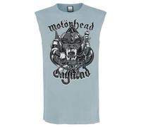 Amplified Snaggletooth Crest Motorhead Tank Top - Strange Blue (M)