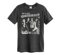 Amplified The Clash Tour Poster T-Shirt Charcoal M