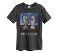 Amplified Unisex Adult The Division Bell Pink Floyd T-Shirt, Charcoal, Medium