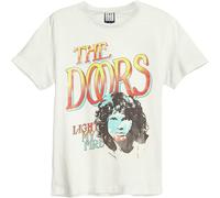 THE DOORS - LIGHT MY FIRE AMPLIFIED VINTAGE WHITE MEDIUM - T-shirt