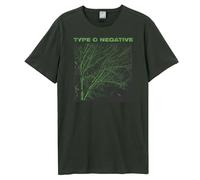 TYPE O NEGATIVE GREEN TREE AMPLIFIED VINTAGE CHARCOAL SMALL - T-shirt