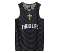 Amplified Tupac Basketball Jersey Black, black, M
