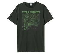 Amplified Type O Negative Tree Graphic Charcoal XL Cotton T-Shirt
