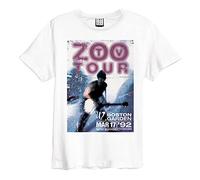 Amplified U2 Zoo TV Tour T-Shirt (Small) Vintage White