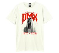 Amplified Men's 1970-2021 DMX T-Shirt in White | Size: Small Amplified White S