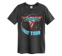 1980 Tour Van Halen T-Shirt Amplified Charcoal L