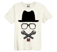 Amplified Unisex Adult 2 Mics Run DMC T-Shirt GD1115