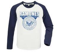 Amplified Unisex Adult 3D Crest Ramones T-Shirt GD1709