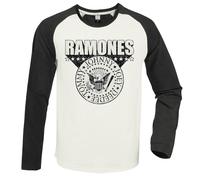 Amplified Unisex Adult 3D Crest Ramones T-Shirt GD1709
