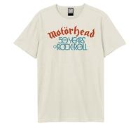 Amplified Unisex Adult 50th Lock Up Motorhead T-Shirt GD3955