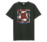 Amplified Men's 91 Tour Red Hot Chili Peppers T-Shirt in Charcoal | Size: XL Amplified Charcoal XL