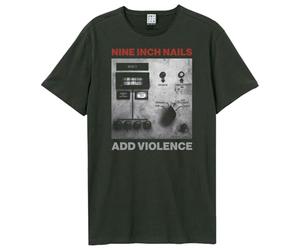 Amplified Unisex Adult Add Violence NIN T-Shirt (M) (Charcoal)