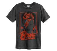 Amplified Unisex Adult Aladdin Sane David Bowie T-Shirt GD1869
