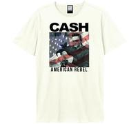 American Rebel Johnny Cash T-Shirt Amplified White XL