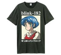 Anime Blink 182 T-Shirt Amplified Charcoal XL