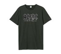 Amplified Unisex Adult Back In Black AC/DC T-Shirt / N/A N/A GD1287