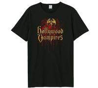 Amplified Unisex Adult Bad Blood Hollywood Vampires Logo T-S GD3412