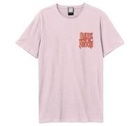 Amplified Unisex Adult Bark at The Moon Ozzy Osbourne Back Print T-Shirt (L) (Pink)