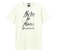 Born To Run Bruce Springsteen T-Shirt Amplified White L
