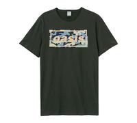 Amplified Unisex Adult Camo Logo Oasis T-Shirt M Charcoal