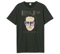 Amplified Unisex Adult Caribou Face Elton John T-Shirt / N/A N/A GD2905
