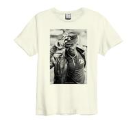 Amplified Unisex Adult Charles Alexander Joe Wise T-Shirt / 3XL Vintage White GD