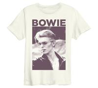 Amplified Unisex Adult Cigarette David Bowie T-Shirt / 3XL Vintage White GD1253