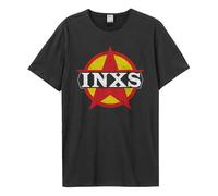 Amplified Unisex Adult Circle Logo INXS T-Shirt GD2403