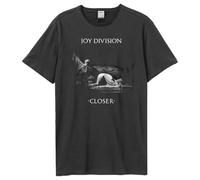 Amplified Unisex Adult Closer Joy Division T-Shirt (L) (Charcoal)
