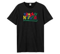 Amplified Men's Colourful Naughty By Nature T-Shirt in Black | Size: Medium Amplified Black M