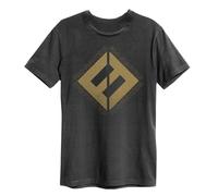 Amplified Unisex Adult Concrete & Gold Foo Fighters T-Shirt GD1302