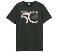 Amplified Unisex Adult Cropped Pink Floyd Logo T-Shirt GD1074