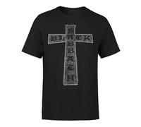 Amplified Unisex Adult Cross Black Sabbath T-Shirt GD933
