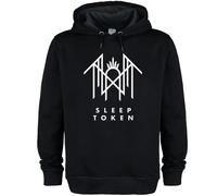 Amplified Men's Crystalina Sleep Token Logo Hoodie in Black | Size: XS Amplified Black XS
