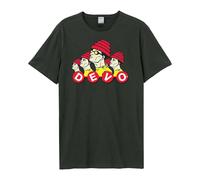 Amplified Men's Dancing Letters DEVO T-Shirt in Charcoal | Size: 2XL Amplified Charcoal 2XL