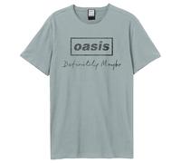 Amplified Unisex Adult Definitely Maybe Distressed Oasis T-Shirt (XL) (Strange Blue)