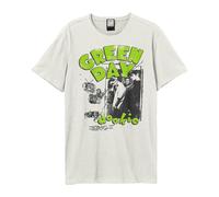 Dookie Sketch Green Day T-Shirt Amplified White XS